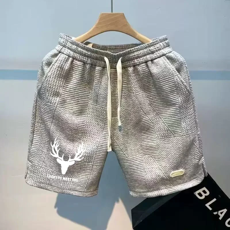 

2026 men's summer fashionable casual shorts, running sports pants, hip-hop style, suitable for both men and women, size S-3XL