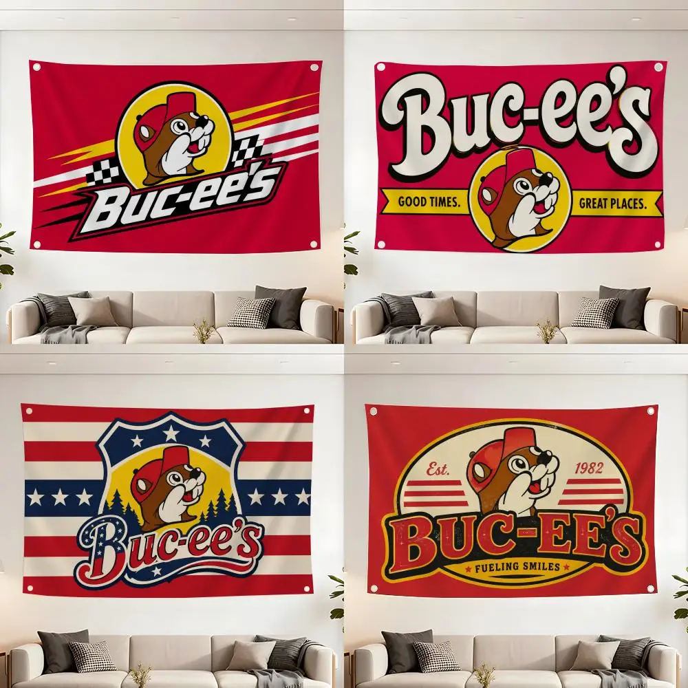 B-Buc-ees Flags flag For Living Room Home Dorm Decor Wall Outdoor Camping Party Banner Gifts
