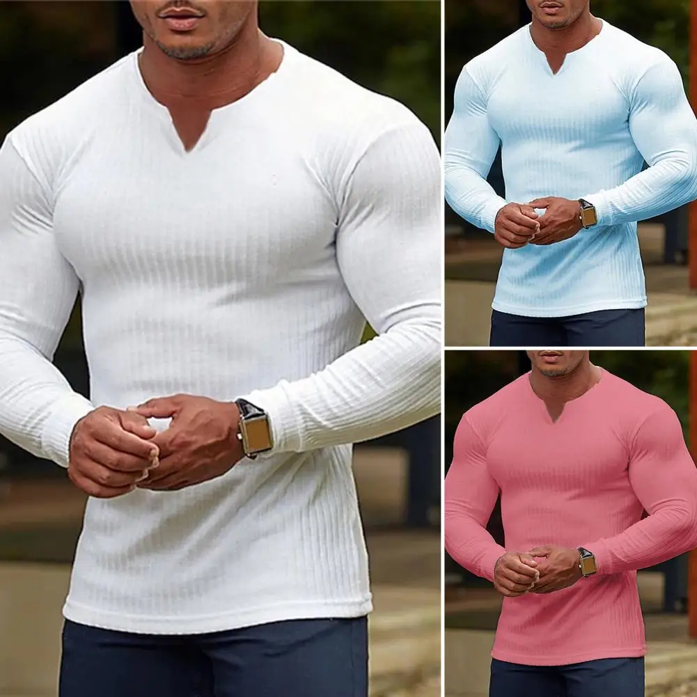 Men Tee Shirt  Stylish Slim Fit Absorption T-shirt Base Shirt  Super Soft Men T-shirt