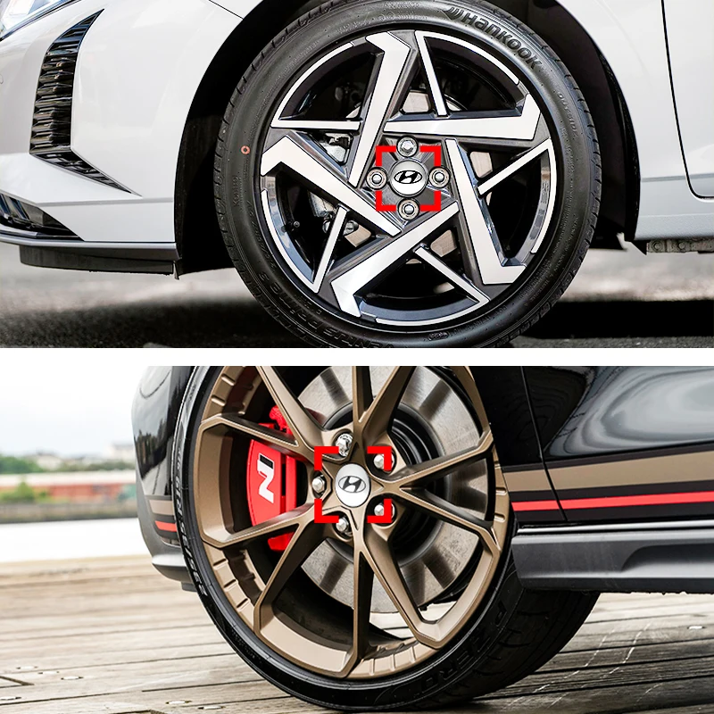 4 قطعة 56/60/65 مللي متر سيارة عجلة غطاء محور مركزي شارة شعار ملصق مائي عجلة ملصق لشركة هيونداي إلنترا توكسون I10 I20 I30 I40 IX20 IX35 #2