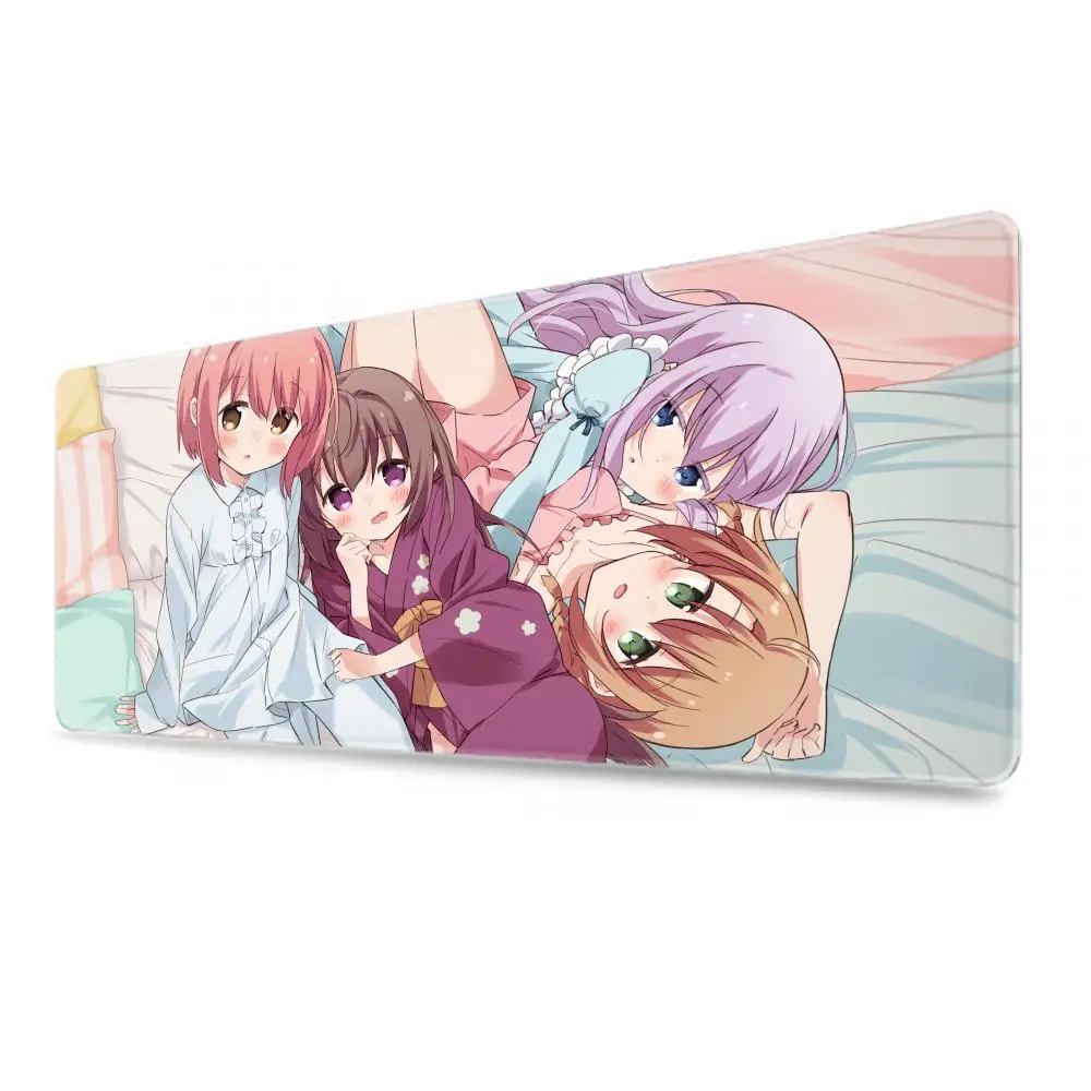 Anime Slow Start Mouse Pad Gamer Keyboard Desk Mat Large Custom XXL Mousepad accessori per ufficio Gaming Anime Girls Mouse Mats