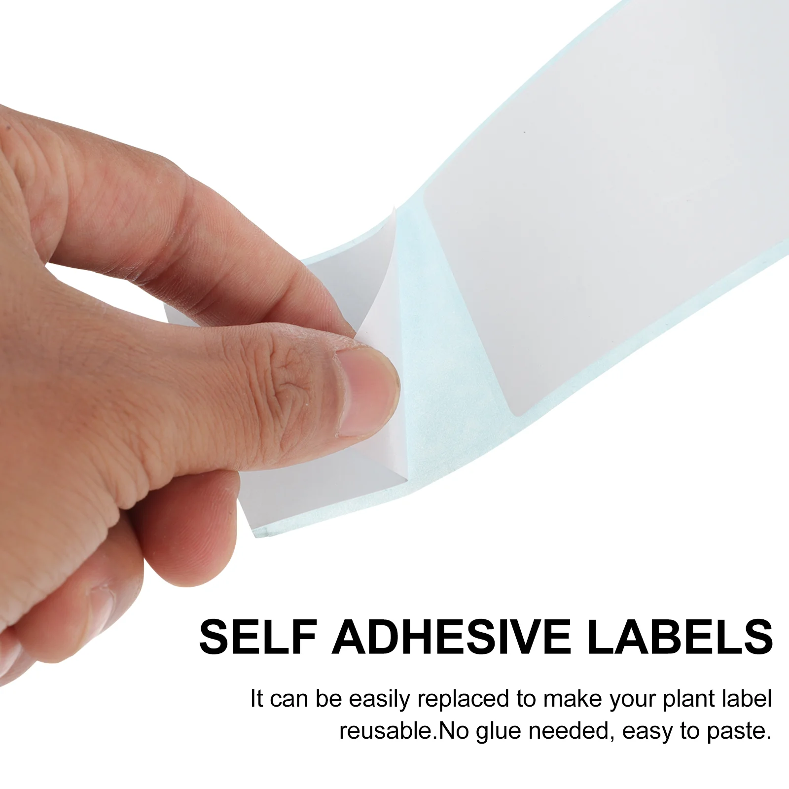 300 Pcs/Roll Barcode Printing Paper Address Labels Price Sticker Thermal Name Sticky Stickers Rectangles Self Adhesive