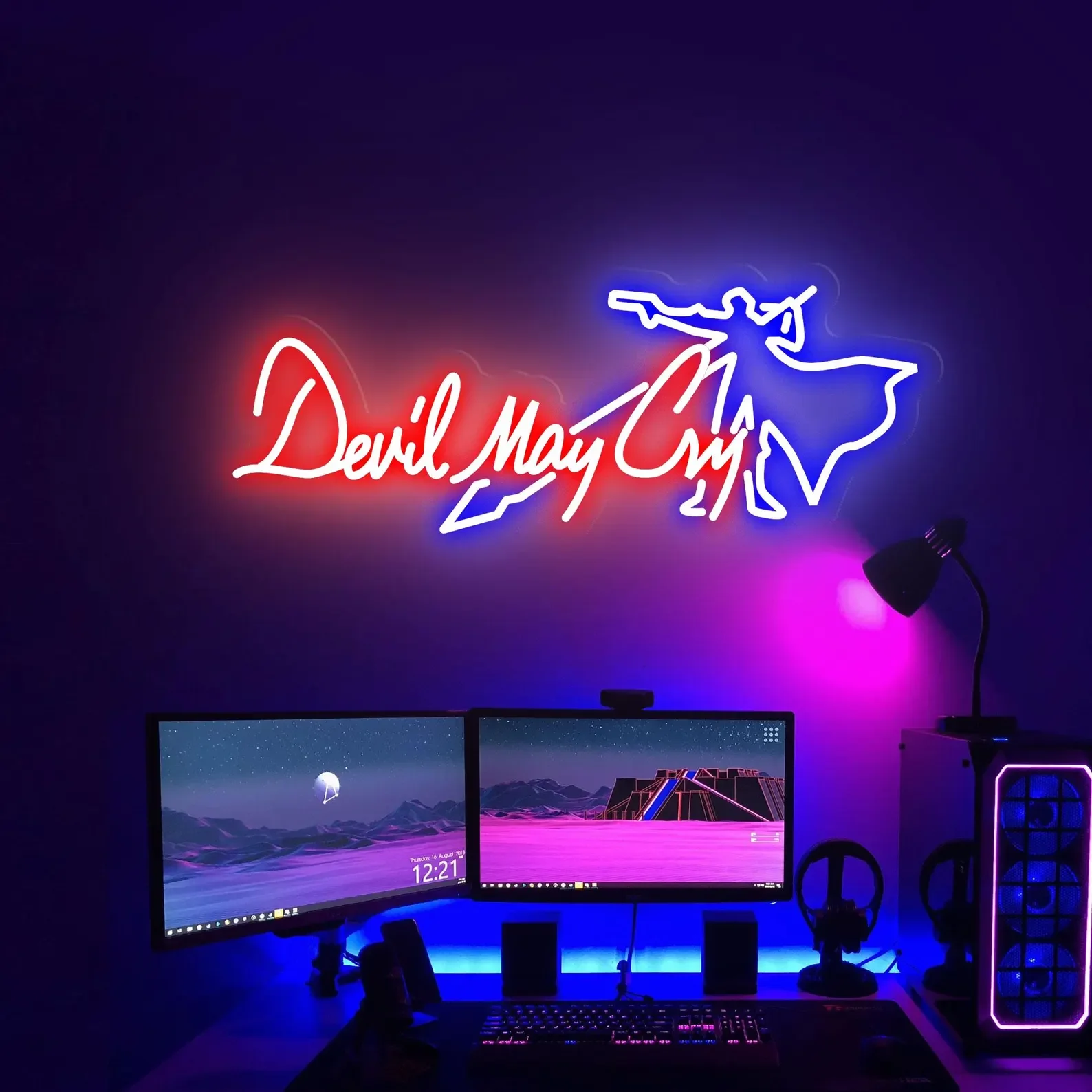 

Devil Cry Neon Sign, Video Game Room Wall Decor, Gaming Neon Sign, Personalized Gift for Boyfriend
