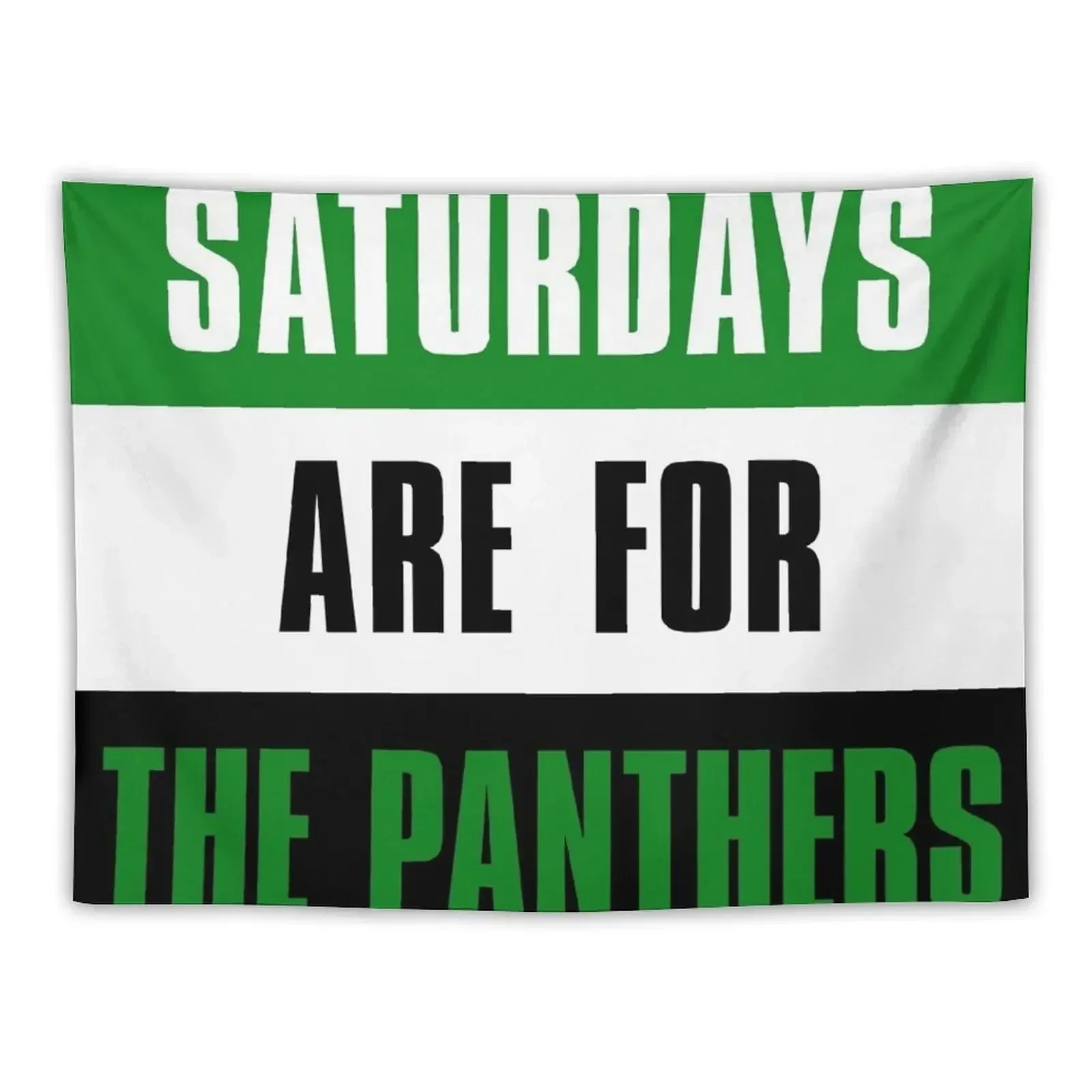 Saturdays are for The Panthers, Plymouth State University Tapestry Decorations For Your Bedroom Home Supplies Wall Art Tapestry