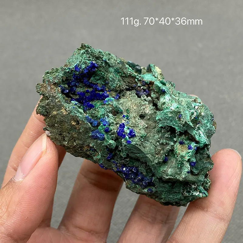 100% Natural beautiful Azurite and Malachite symbiotic mineral specimen crystal Stones and crystals Healing crystal