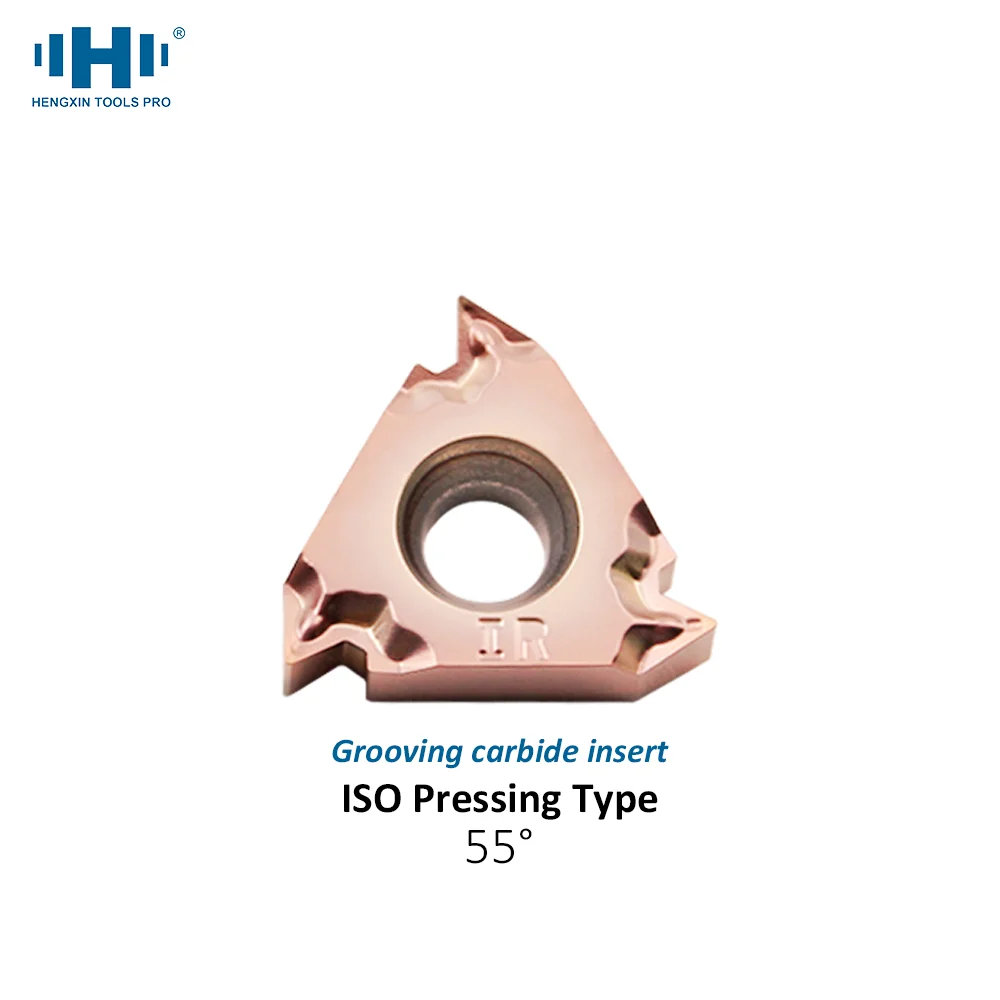 

HENGXIN Threaded Carbide Inserts Thread Turning Tools ISO Pressing Type 55° 11ER EL 11IR IL 16ER EL 16IR IL Tool blade Holder