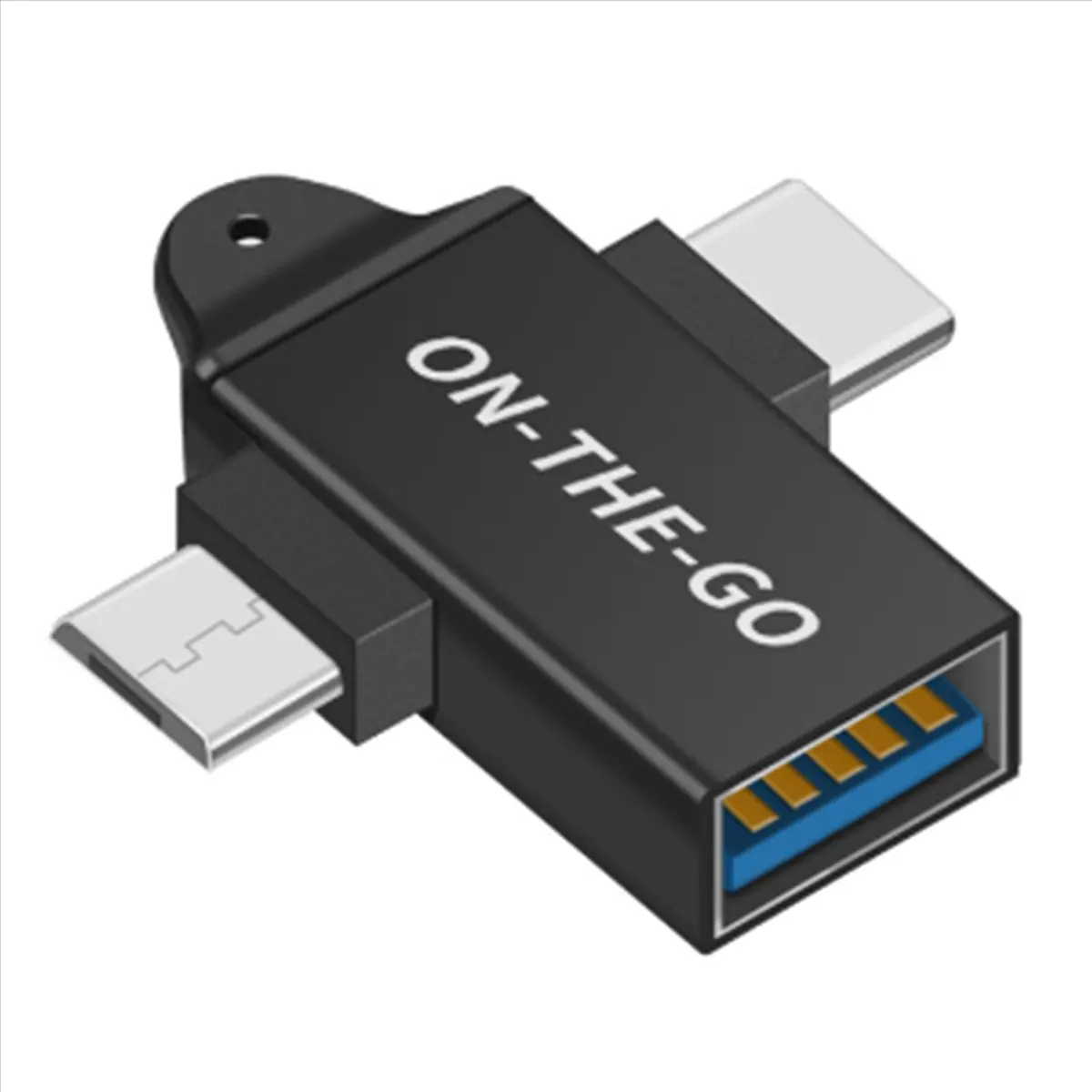 AS62 USB C to USB 3.0 OTG Converter USB 2 in 1 Type C Micro-OTG Adapter