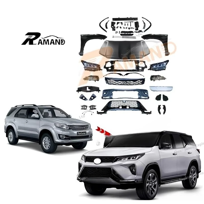 

Body Kits for Fortuner 2012 - 2015 Convert to Fortuner 2023 Legender Accessories Facelift for Toyota Fortuner 2014 Bodykit