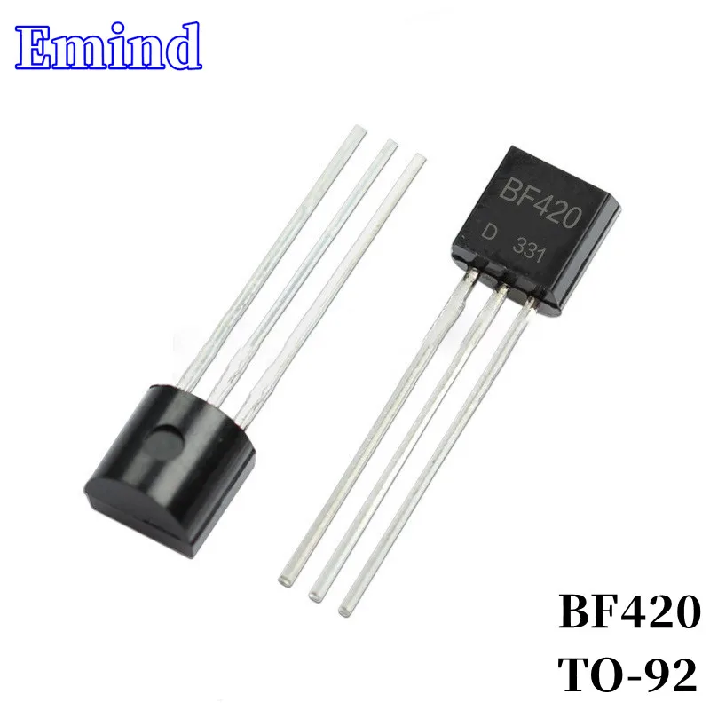 

300/500/1000/2000/3000Pcs BF420 DIP Transistor TO-92 NPN Type 300V/100mA Bipolar Amplifier Transistor