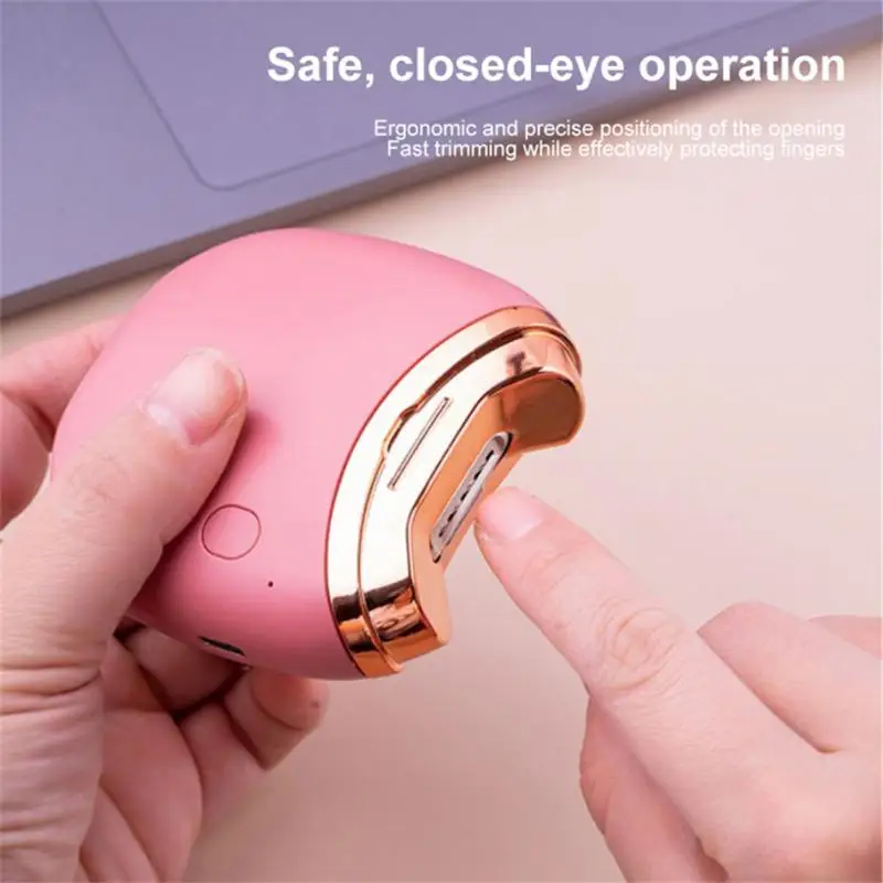 

Portable Mini Electric Nail Clipper Automatic With Auxiliary Lighting Nail Grinder For Children Adult Manicure Tools Accessories