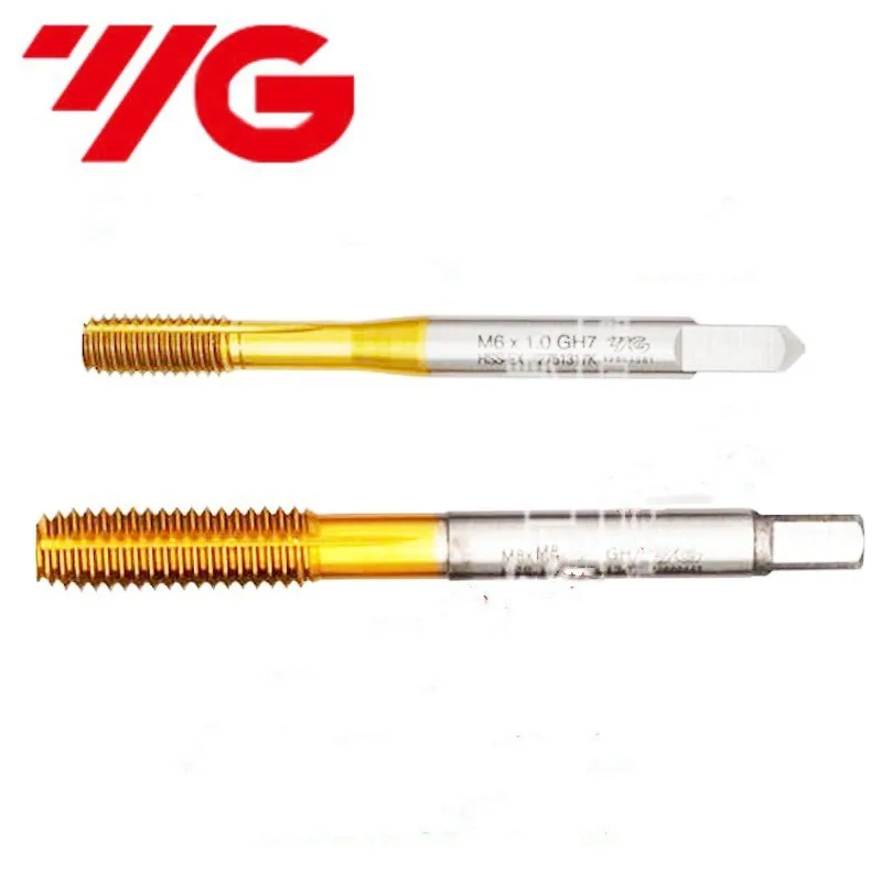 

YG HSSE Metric Forming Tap With Titanium plating M2M2.5M3M4M5M6M8M10M12 X1 X0.45 X0.5 0.8 1.25 X1.75 Machine Screw Thread Taps