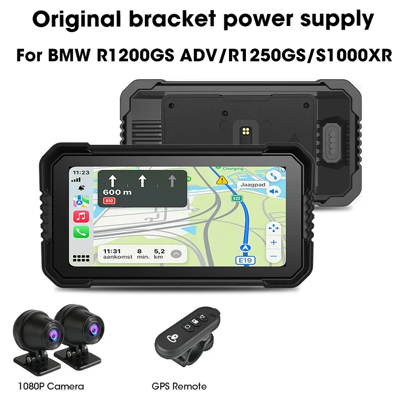 6.25 "Carplay Scherm voor BMW Moto Navigatie Draadloze Android Auto IPX7 Waterdicht Voor BMW R1200GS/R1250GS/R1300GS/S1000XR