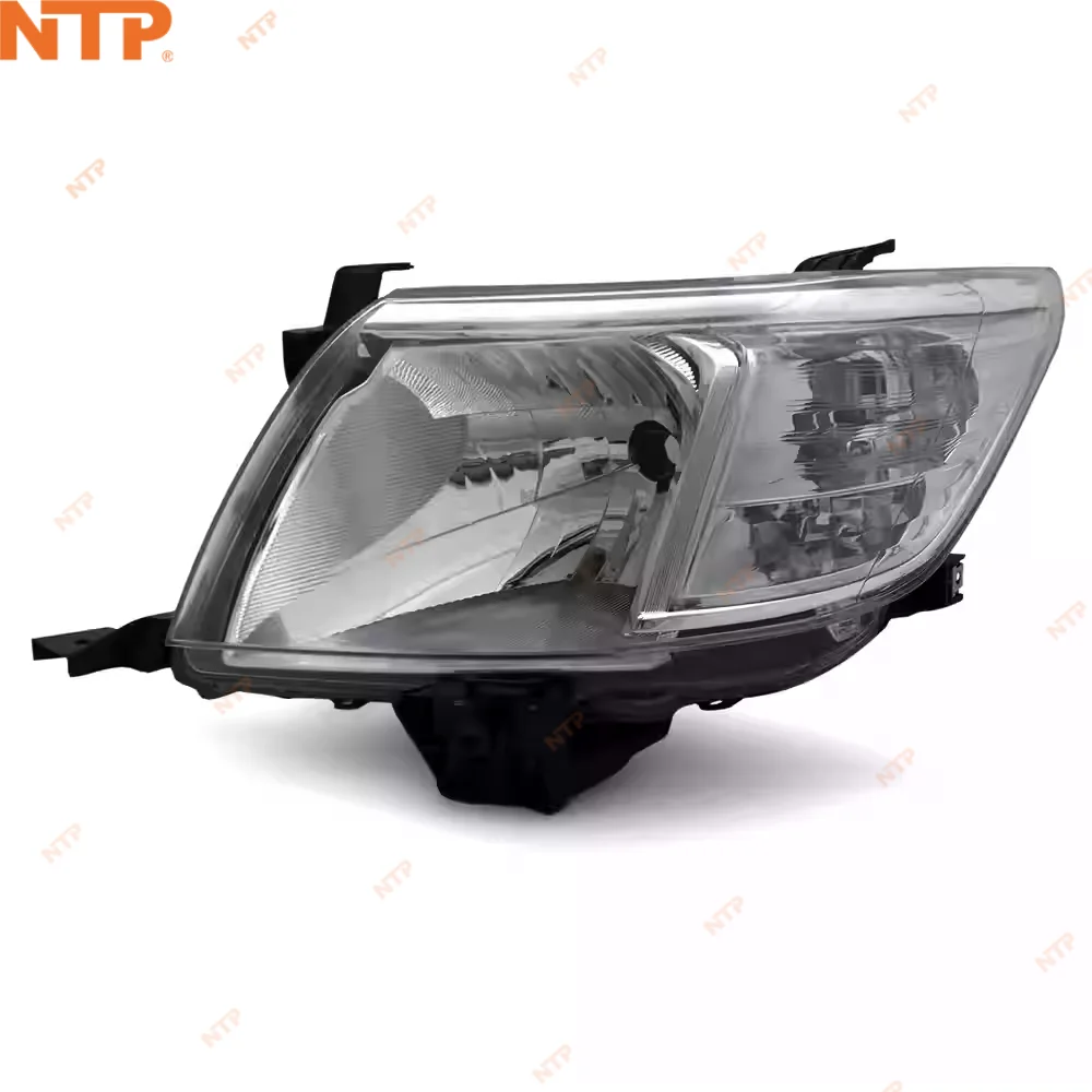 

For Toyota Hilux 2011-2014Models Headlight Assembly Left+Right Front Lamp Halogen Headlights Day light Total Set Car accessories