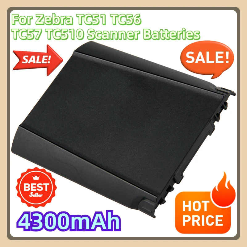 For Zebra TC51 TC56 TC57 TC510 Scanner Batteries  Replacement Battery 4300mAh BT-000314 BT-000314-01 BT-000443