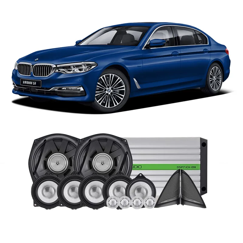 

Speakers For BMW 3 5 Series F30 G30 F10 E90 G20 G05 LQ Carbon Cone Hron Tweeter Midrange Speaker Subw