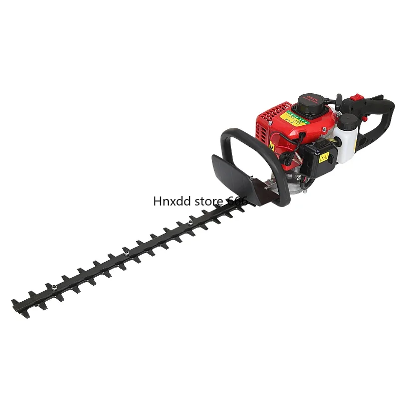 Double blade gasoline tea trimmer hedge  fence garden trimmer