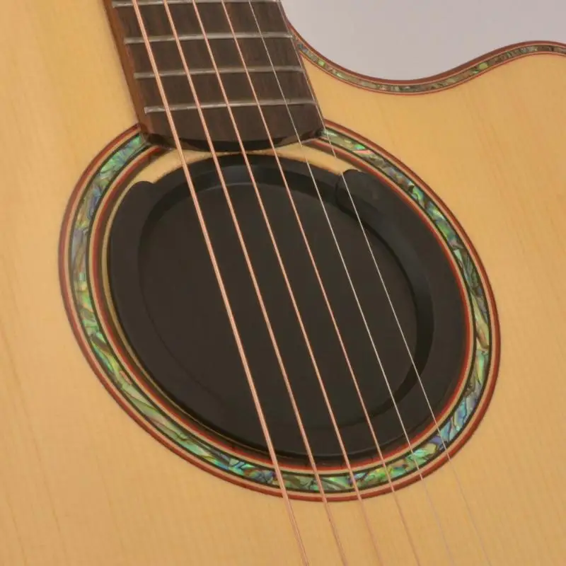 1/2Pcs Buffer Block Stop Plug Parts Silicone Classic Guitar Buster Sound Hole Cover Guitar Noise Reduction Guitar Accessories