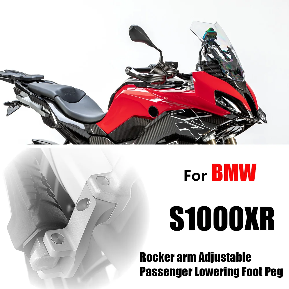 For BMW S1000XR Motorcycle Rockster Rocker arm Adjustable Passenger Lowering Foot Peg Motorcycle Passenger Footpeg Lowering