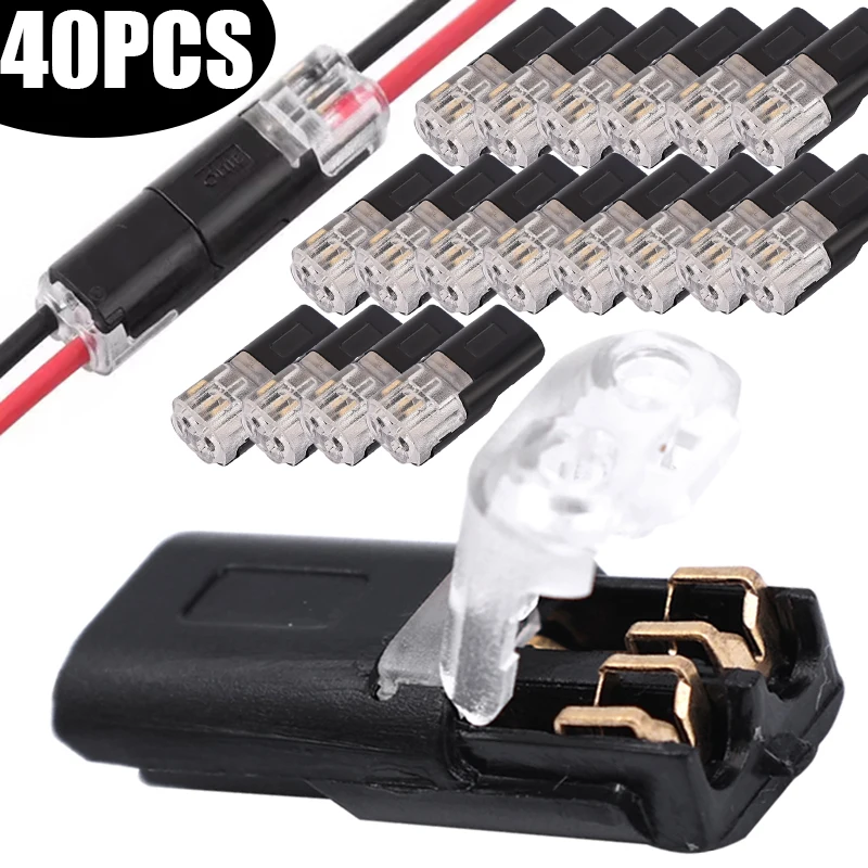 Quick Plug Wire Connector Solderless Non-stripping Terminal Connector Car Waterproof Electrical  Car Plug Electrical Accessories