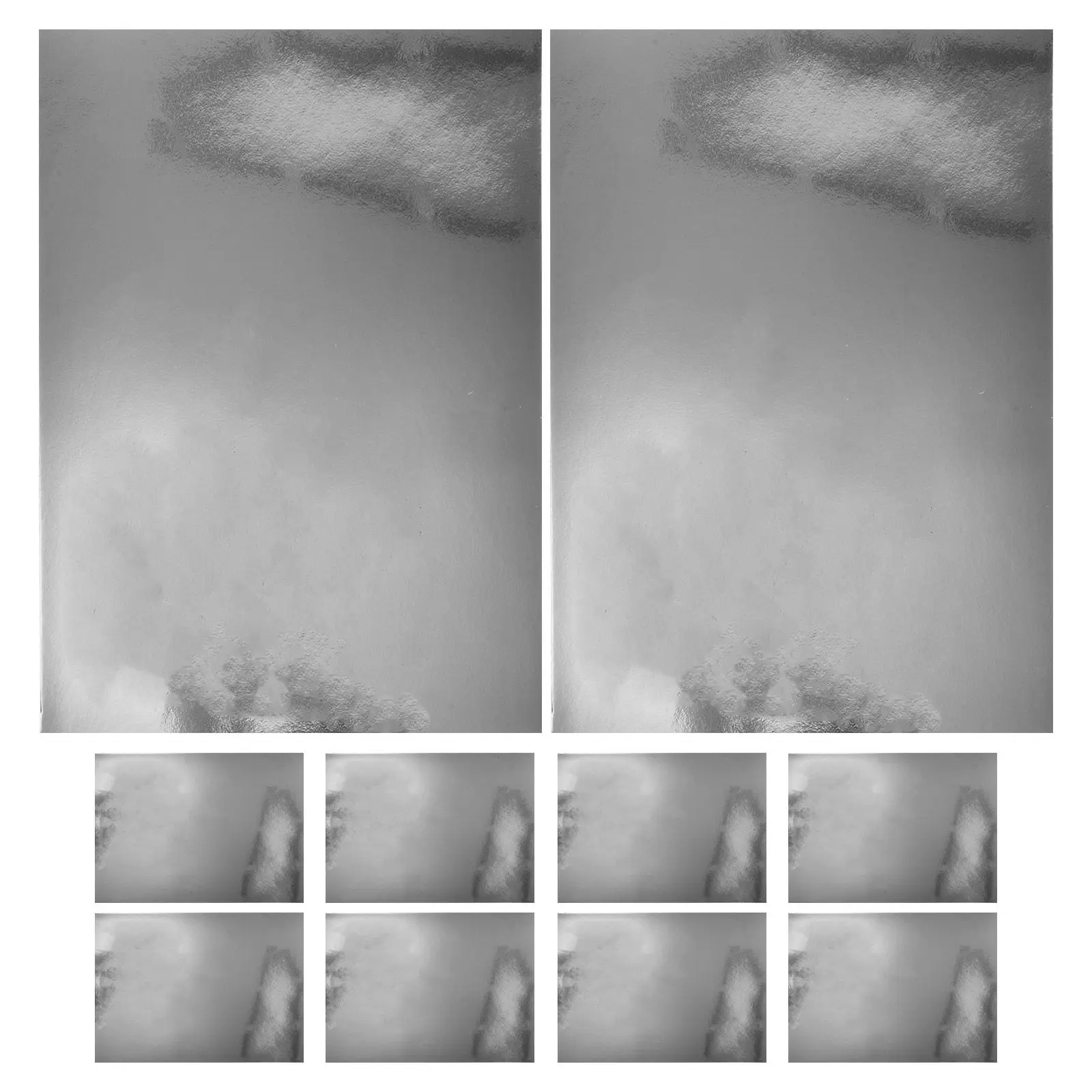 

10 листов серебристой фольгированной бумаги формата А4, светоотражающая металлическая бумага для изготовления открыток, декоративная бумага для творчества и рукоделия