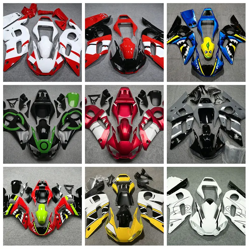 4 Gift new ABS cowling kit for Yamaha YZF R6 1998 99 00 01 2002 car accessories multi-color optional can be customized