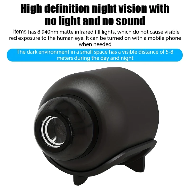 New Mini Camera 2024 X5 Intelligent 2.4G WiFi Mini Camera Home Indoor Night Vision Safety Protection Video Recorder