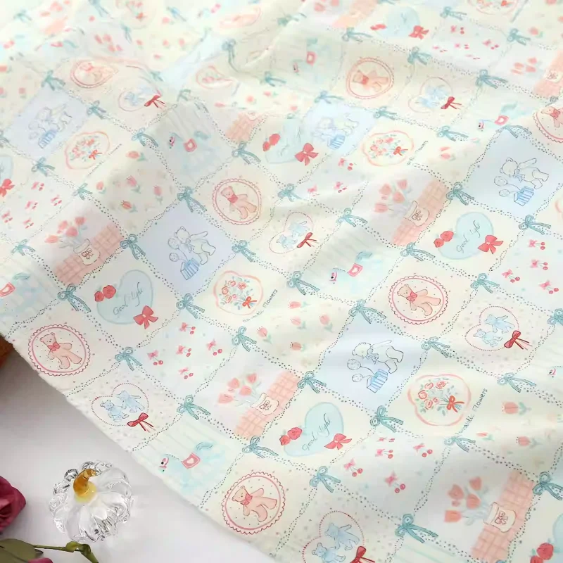 

Checkered printed pure cotton fabric, used for making shirts, dresses, bed sheets, home clothes and other fabrics