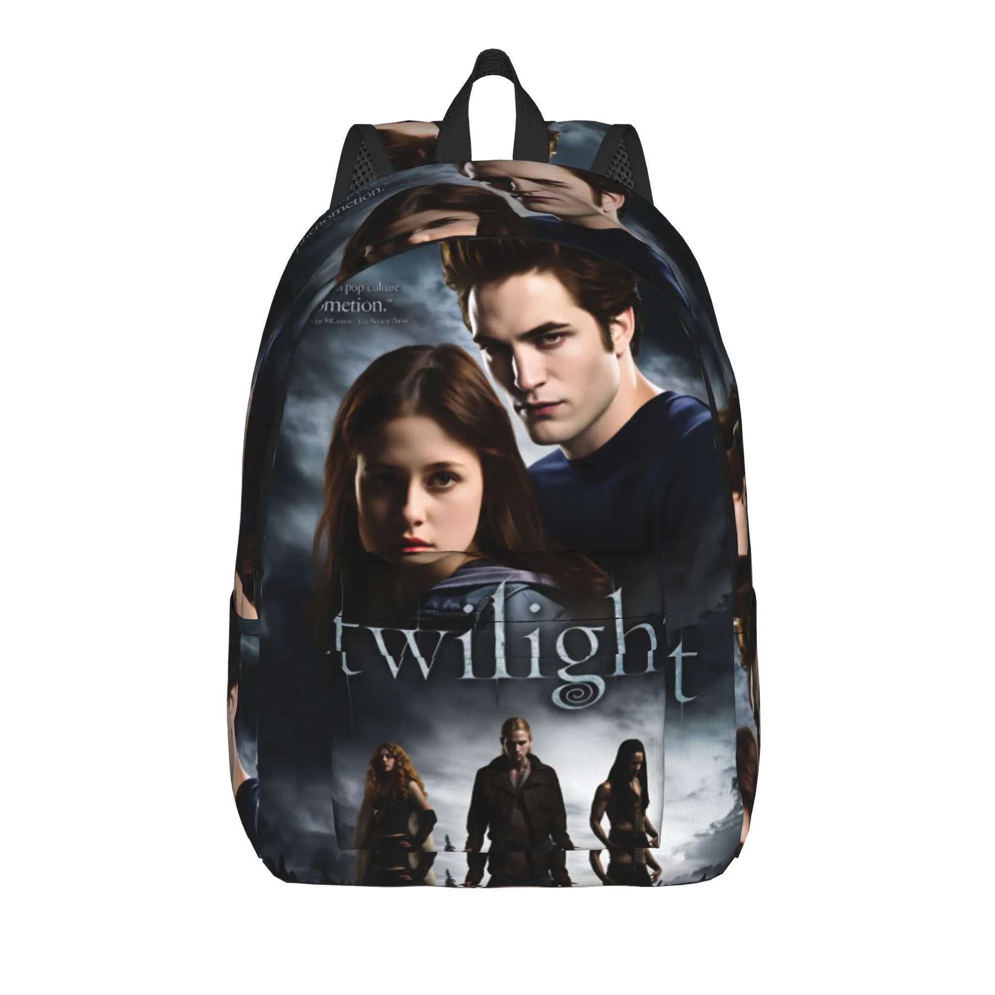Decor Edward Backpack The Twilight Saga College Backpacks Women Men Kawaii High School Bags Designer Pattern Rucksack