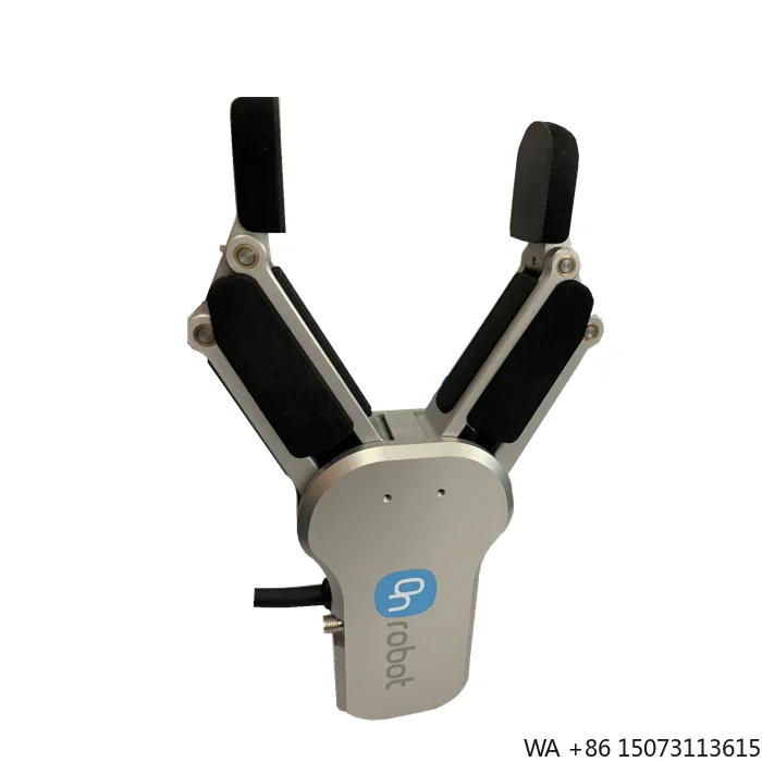 Pince à deux doigts flexible à large portée pour diverses tailles et formes de pièces, compatible avec les cobots UR ou AUBO