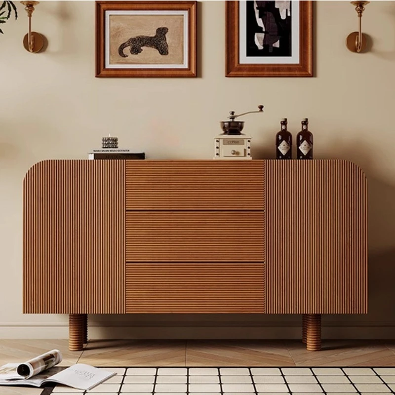 Aparadores Retro franceses, mueble de almacenamiento de madera maciza para sala de estar moderna, muebles para el hogar, cocina y comedor, Mueble Aparador FYSD