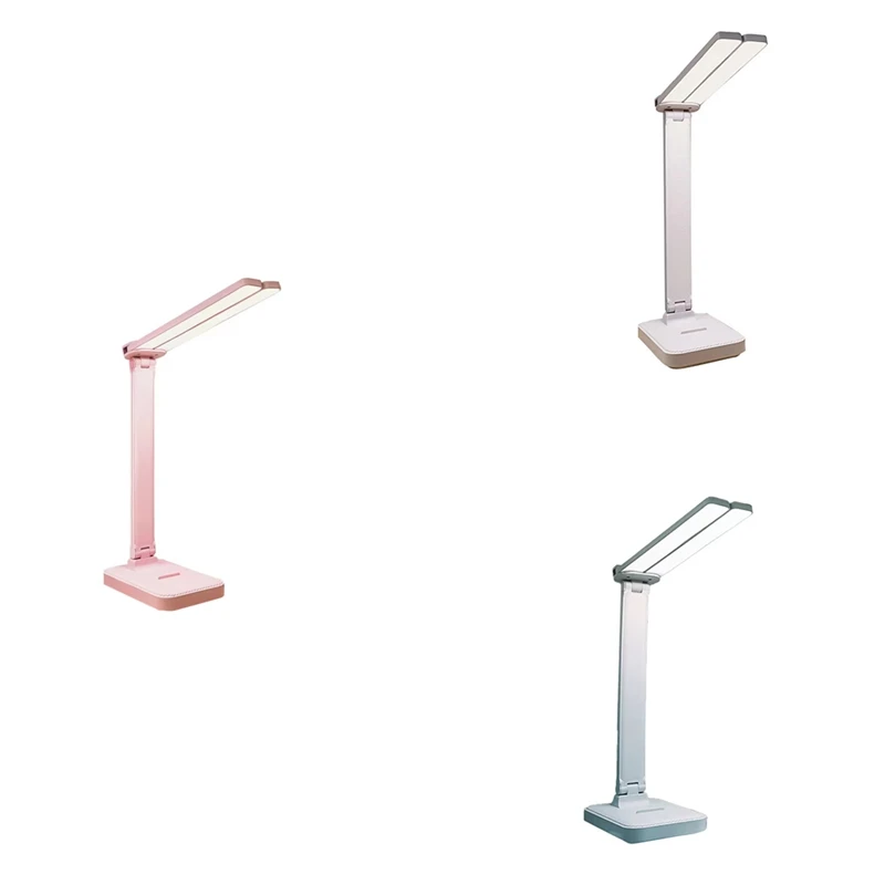 

AB46-LED Desk Lamp 3 Level Dimmable Touch Night Light USB Rechargeable Eye Protection Foldable Desk Lamp