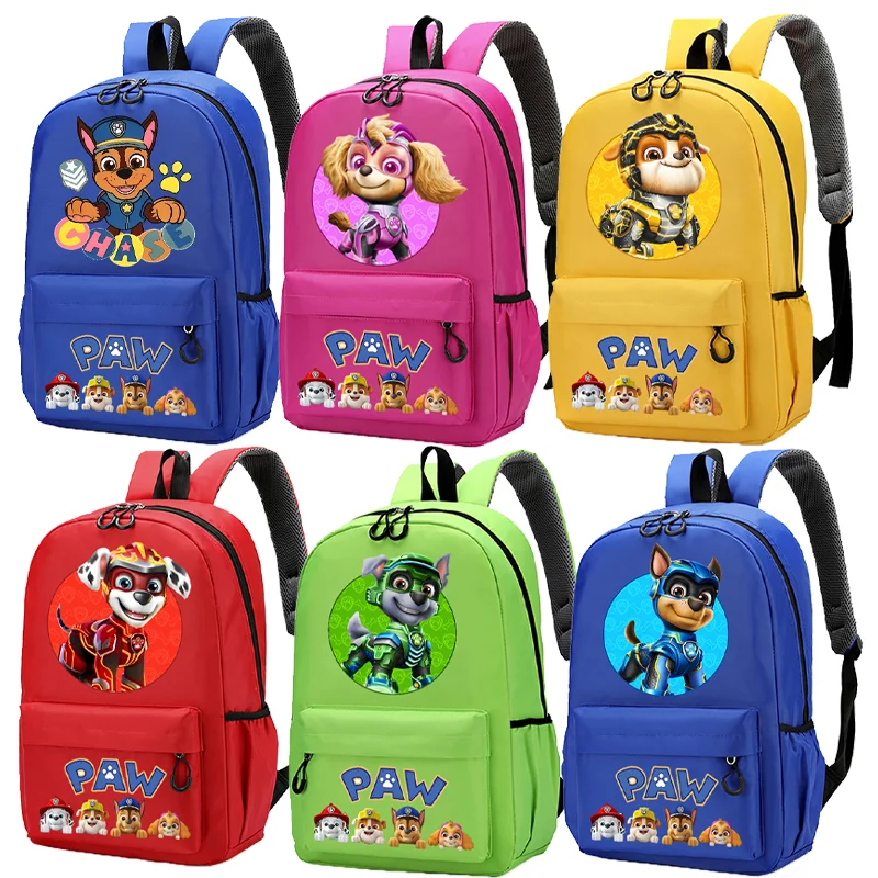 Paw Patrol Backpacks Chase Skye Large-capacity SchoolBag Boy Primary School Bookbag Knapsack High-quality Girl Laptop Bag Gifts