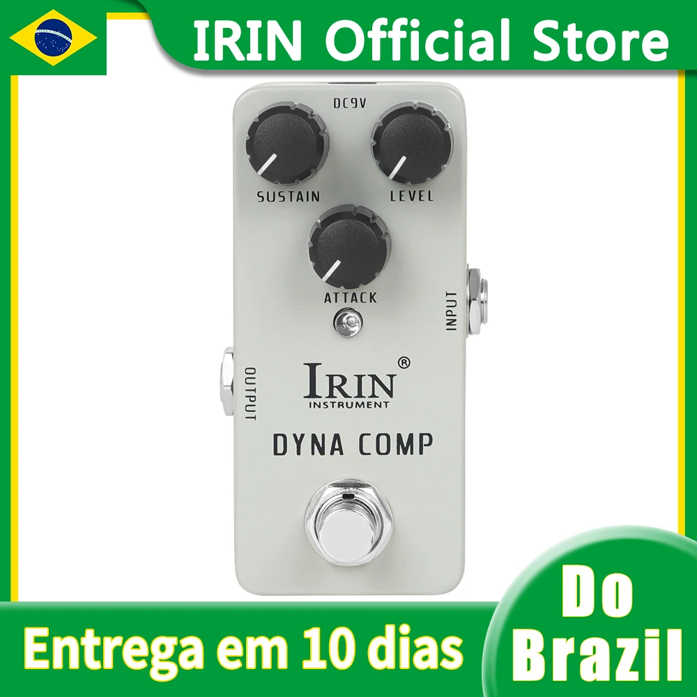 

IRIN Electric Guitar Effect RS-12 Dyna Comp Effect Pedal True Bypass Mini Single Guitar Pedal Guitar Accessories & Parts