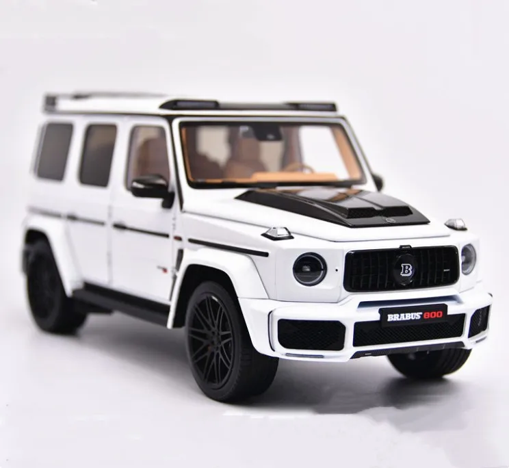 نموذج سيارة حقيقي تقريبًا 1/18 Brabus G800 Adventure Edition Xlp 800 Brabus G-Class Widestar نموذج سيارة للأولاد مجموعة لعبة هدية