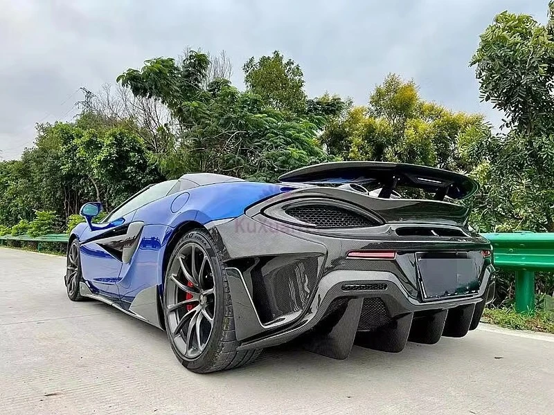 

Wholesale Price 600LT Dry Semi Carbon Fiber Rear Bumper Rear Diffuser for McLaren 540C 570S 2015-2018