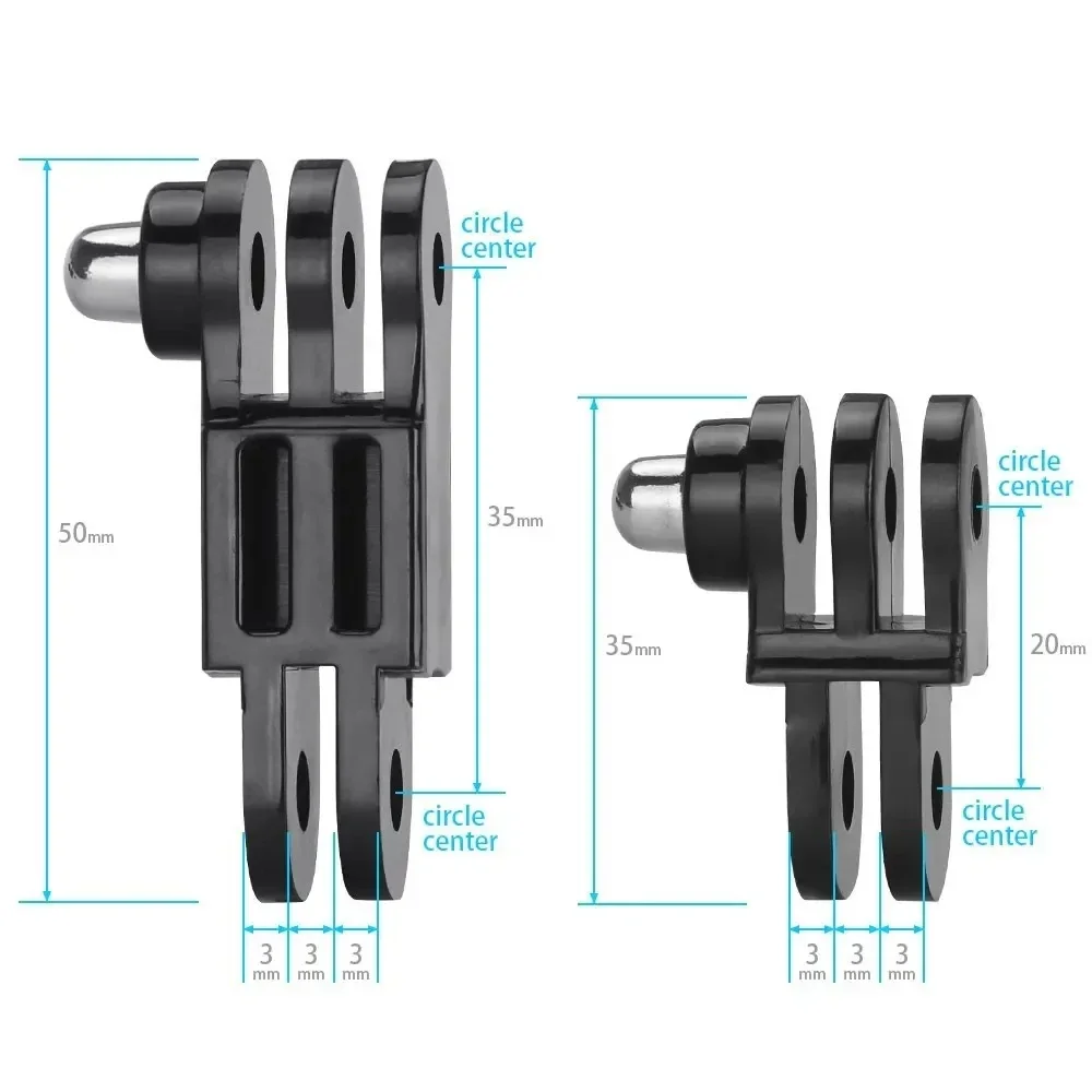 Adjustable Long&Short Extension Arm Straight Joint Mount for GoPro Hero 12 11 10 9 8 7 6 5 Session SJCAM Yi 4K Eken Accessories