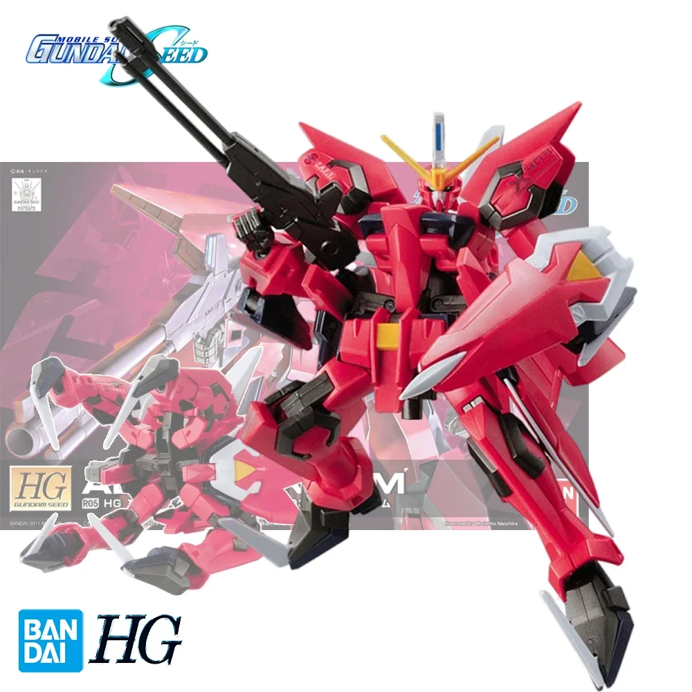 Оригинальная экшн-фигурка Bandai HG 1/144 GAT-X303 Aegis GUNDAM HD Аниме сборная Игрушечная модель Коллекционная декоративная игрушка в подарок