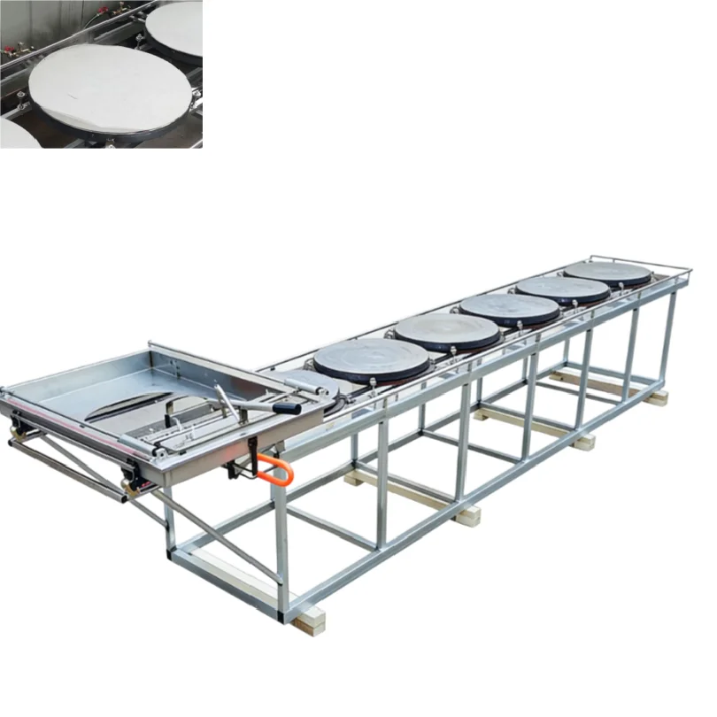 Industrial Automatic Flatbread Maker Machine for Tortilla Pita Naan Production High Efficiency