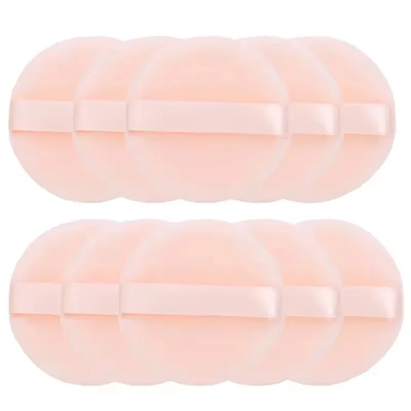 5/10 Stuks Zacht Fluwelen Make-Up Spons Losse Poeder Cosmetische Bladerdeeg Dubbelzijdig Gezicht Make-Up Spons Concealer Nat droog Makeup Tools