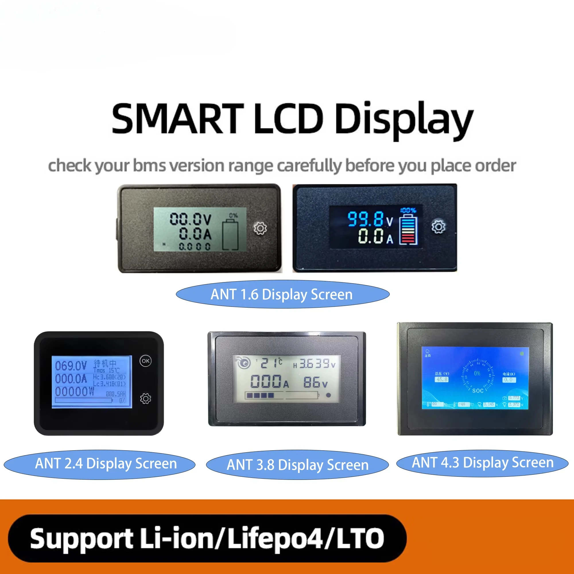 Smart BMS Series 7-16S 40A-420A (Peak 100A-Peak 1050A) Battery Protection PCB Board