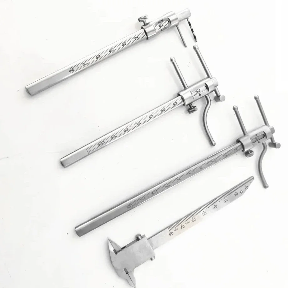1Pcs Professional LAB Implants VDO Ruler Venus Apollo Gauge 20-100mm Measuring Dentures Calipers Prosthetics