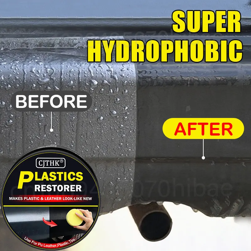 Car Plastic Restorer Back To Black Gloss Auto Interior Leather & Panel Renewal Wax Coating Agent Auto Polish And Repair Coating view 5