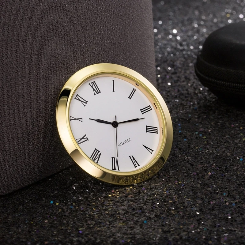 55mm Clock Quartzs PC21 Movement Round Watch Head Insert Classical Clock Crafts