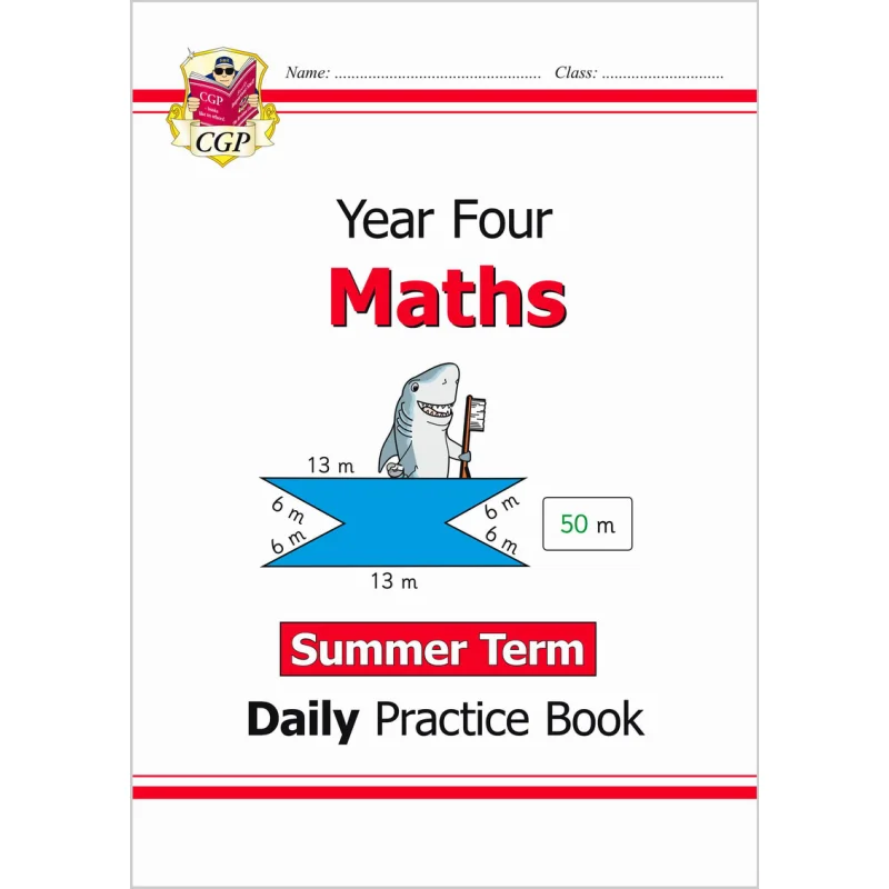 New KS2 Maths Daily Practice Book Year 4  Summer Term CGP Books Coordination Group Publications 9781789086546 Book