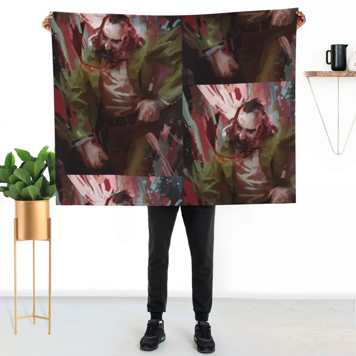 Disco Elysium Video Game Poster - Disco Elysium Fanart Tshirt Throw Blanket Plaid Blankets For Baby Large For Baby Blankets