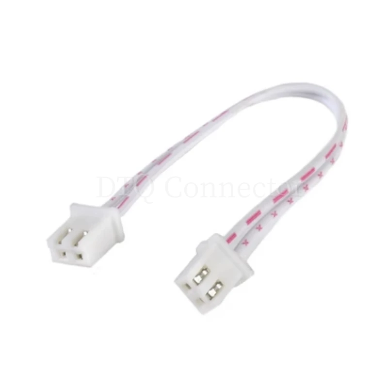 10PCS XH2.54 Female Connector Terminal Cable 10cm 20cm 30cm JST 2.54mm Red white Wire 2p 3p 4p 5p 6p 7p Single/Double Head 26AWG