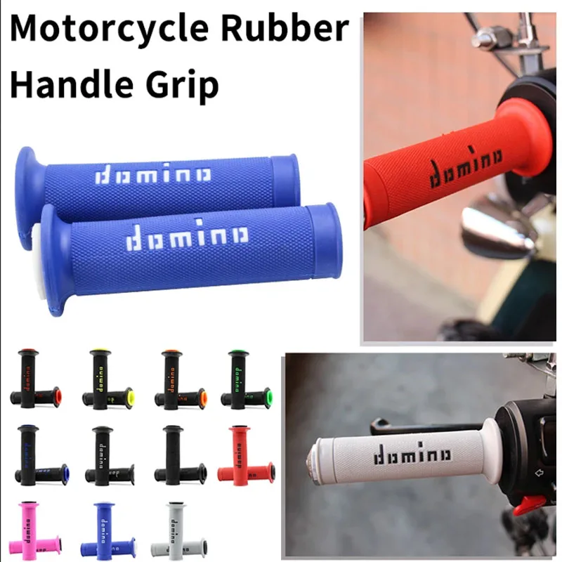 

For Domino Handle Grip 7/8 "22 24MM Handlebar Grip Motorcycle Universal ATV Dirt Pit Bike Racing Motocross GEL Rubber Brake Grip