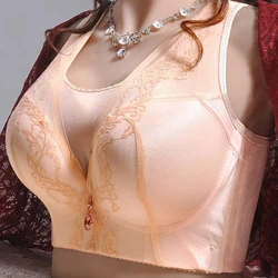 Bras for Women Bralette Embroidery Lingerie Wire Free Push Up Bra CDE Cup Plus Size Bra Lace Bra Tops for Women Sexy Bra Red Bra