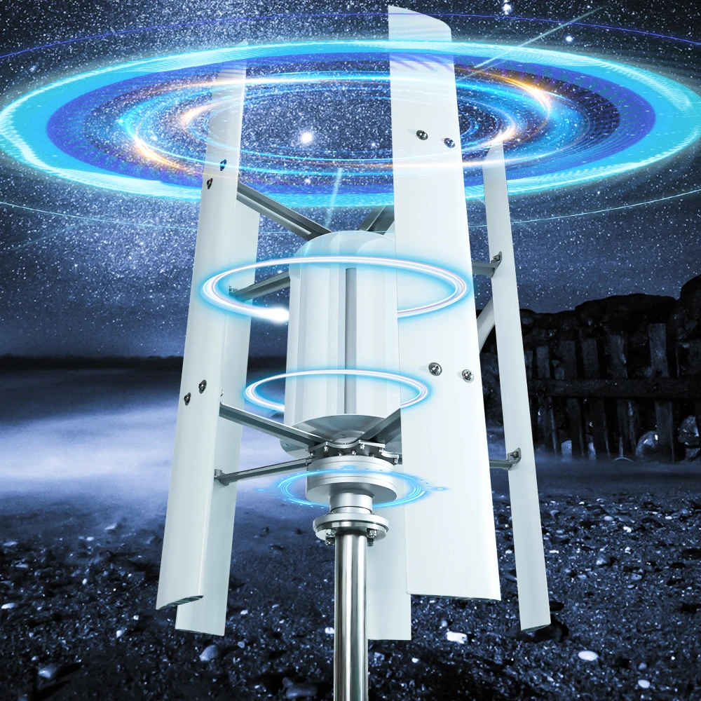 Neue 3KW/4KW Vertikalachse Mag – Vertical Axis Wind Turbine 3000W Bewertung und Preis