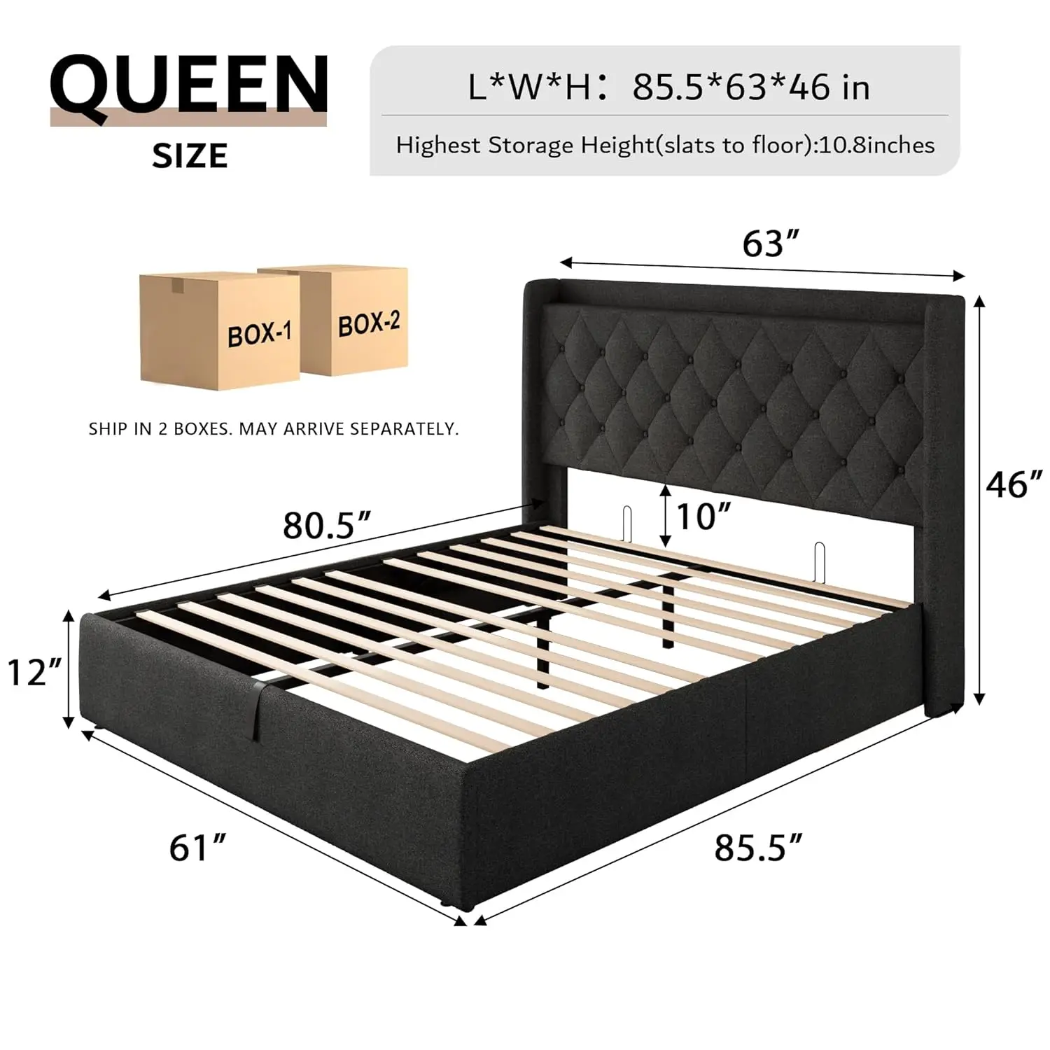 Thumbnail 2 - #31 Highest Rated Storage Bed Frames to Buy in 2026
